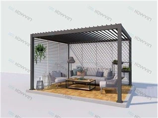 Dub Aluminium Pergola